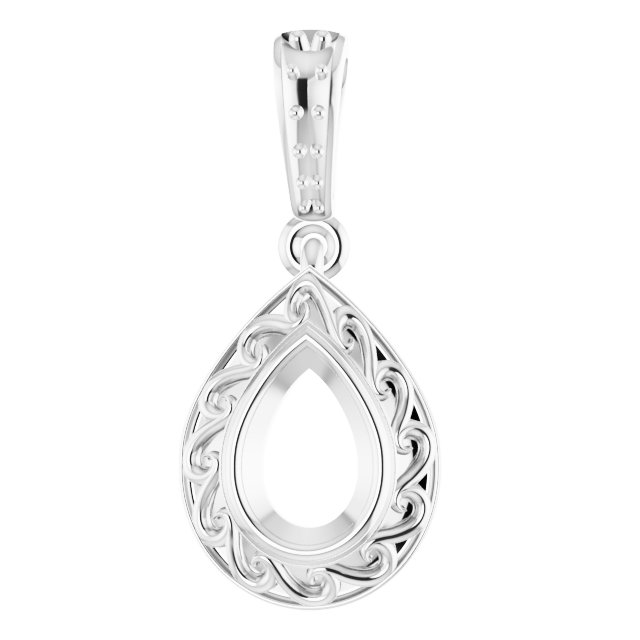 14k White Gold