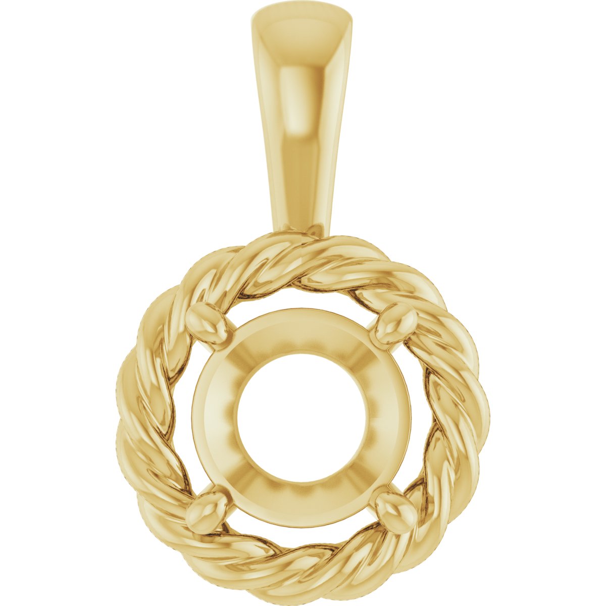 Rope Solitaire Charm/Pendant
