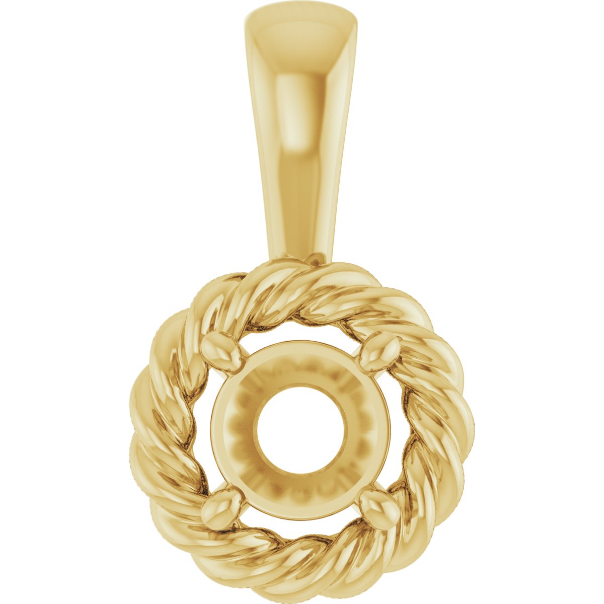 Rope Solitaire Charm/Pendant