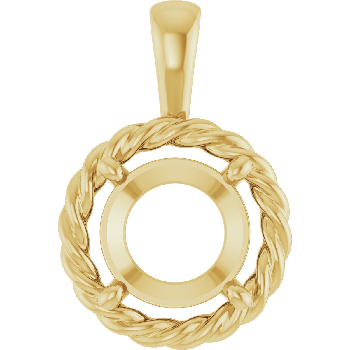 Rope Solitaire Charm/Pendant