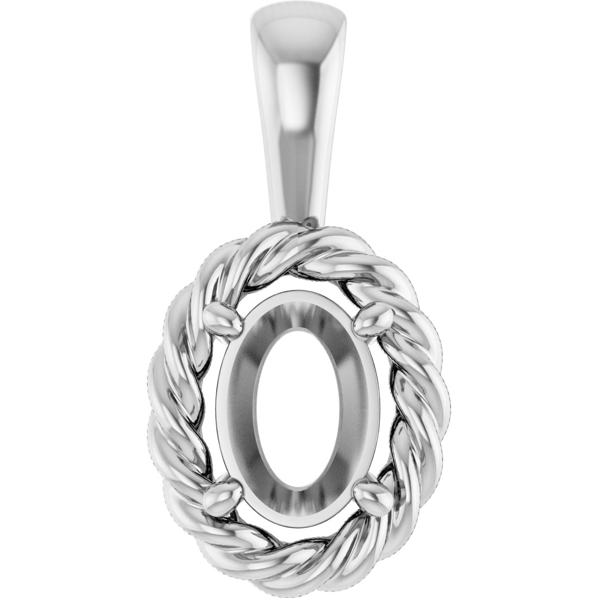 Rope Solitaire Charm/Pendant