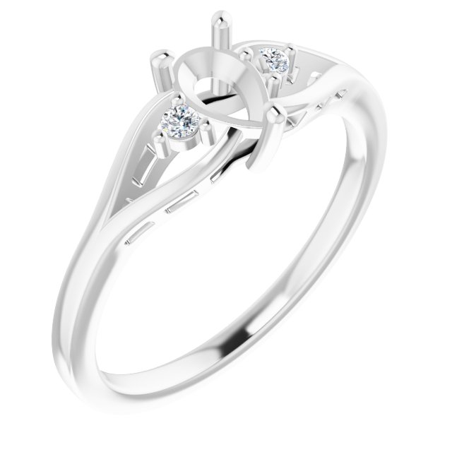 14k White Gold