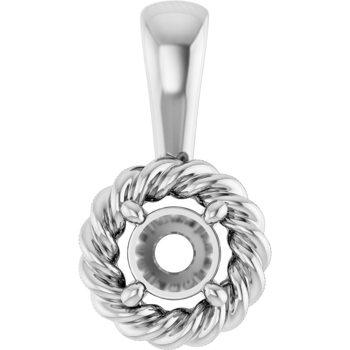 Rope Solitaire Charm/Pendant