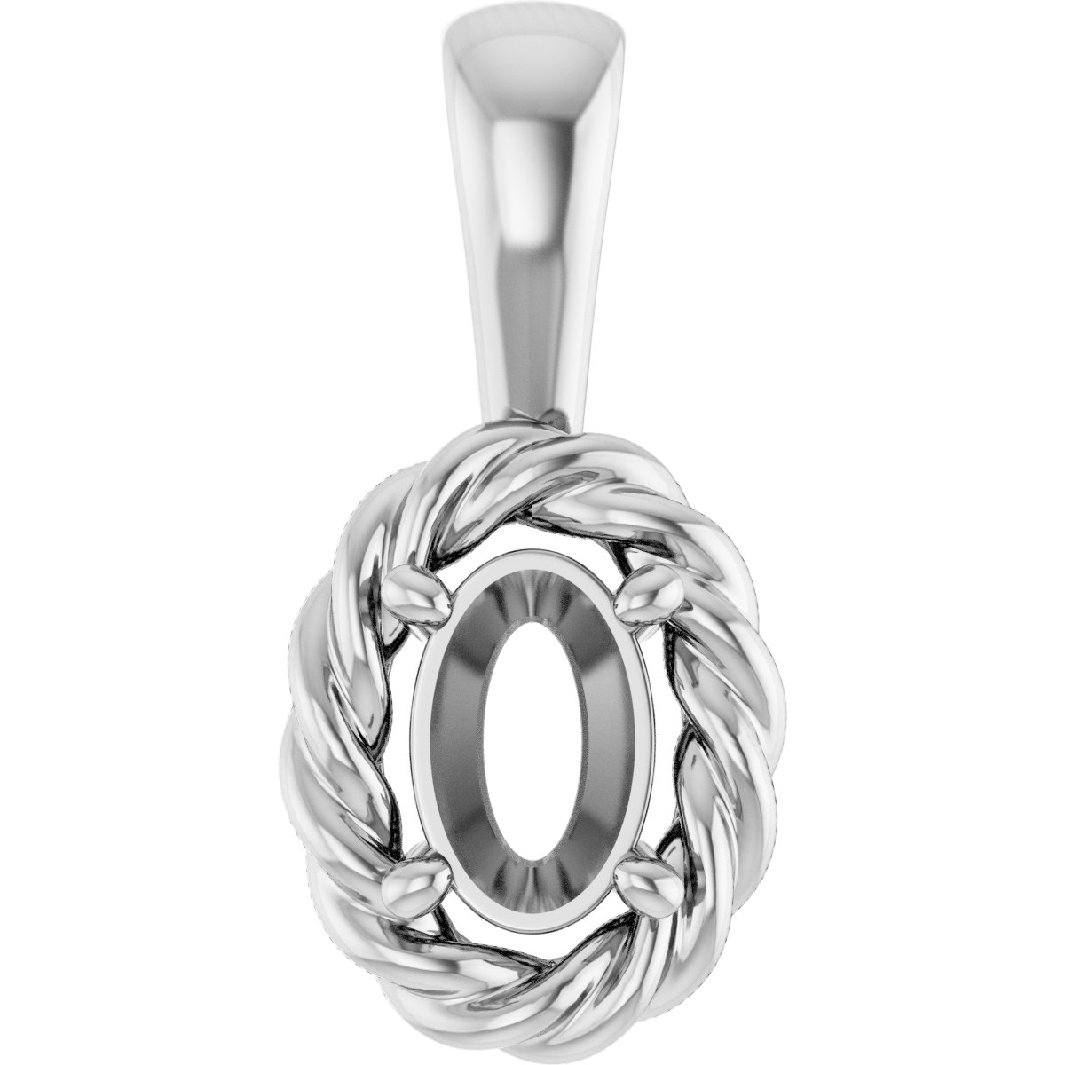 Rope Solitaire Charm/Pendant