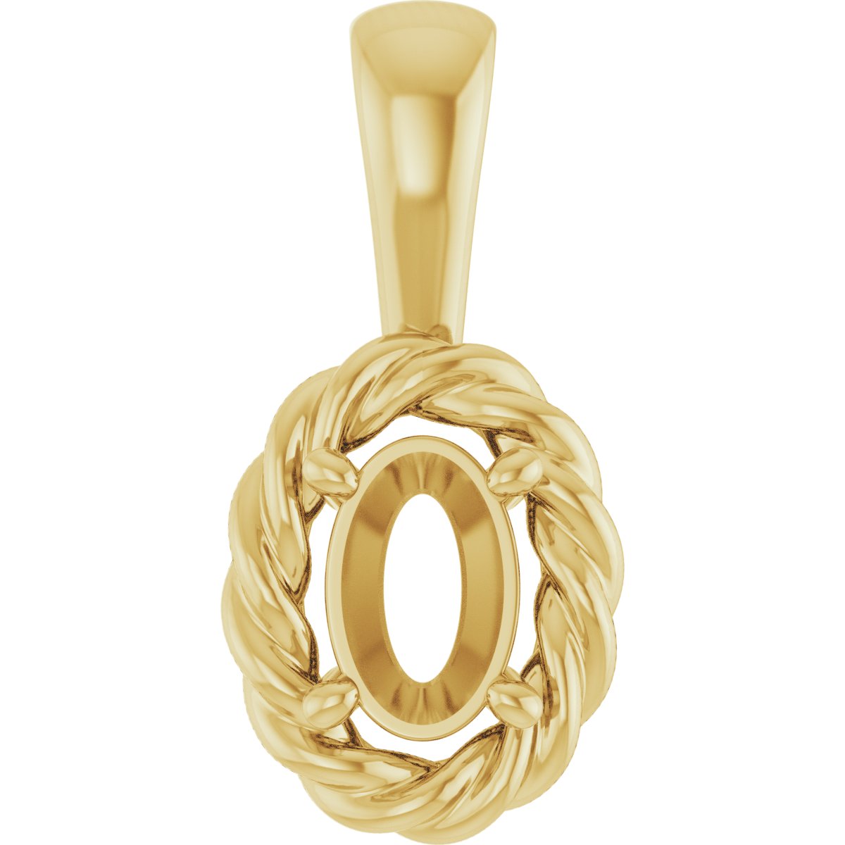 Rope Solitaire Charm/Pendant