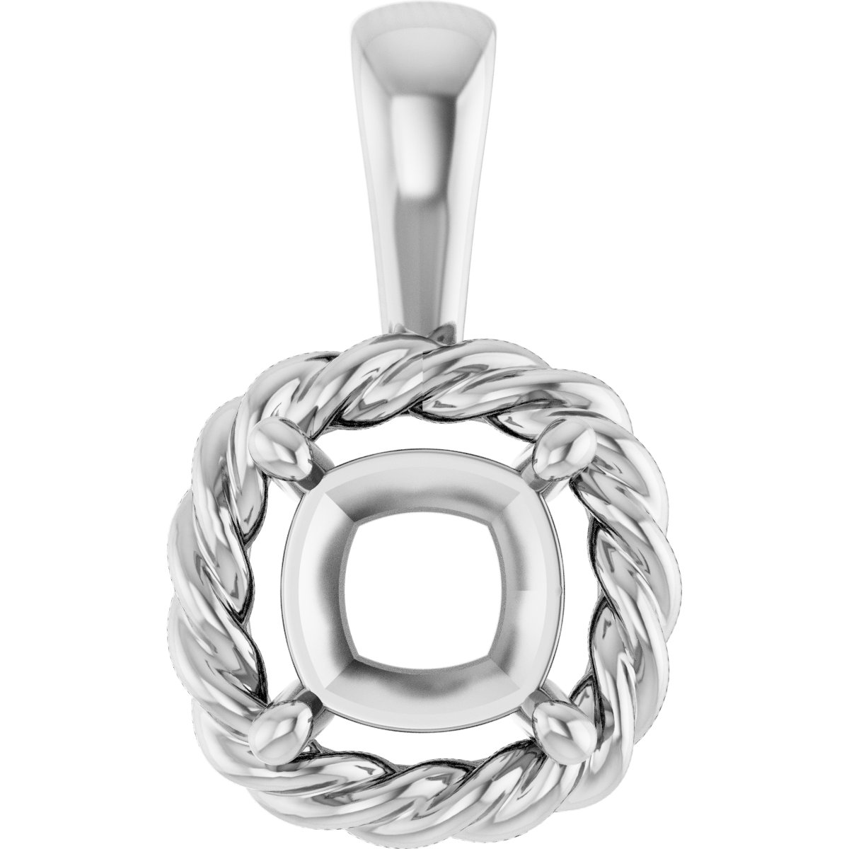 Rope Solitaire Charm/Pendant
