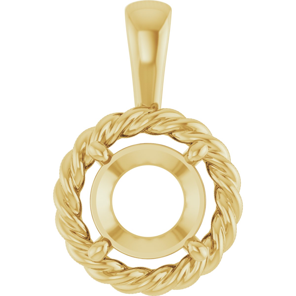 Rope Solitaire Charm/Pendant