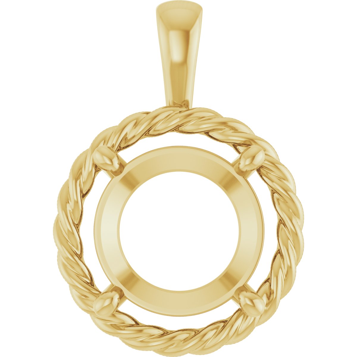 Rope Solitaire Charm/Pendant