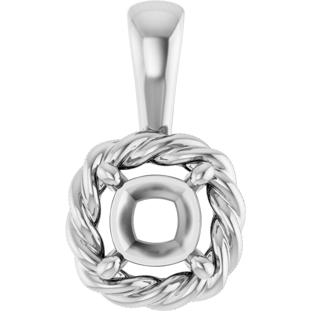 Rope Solitaire Charm/Pendant