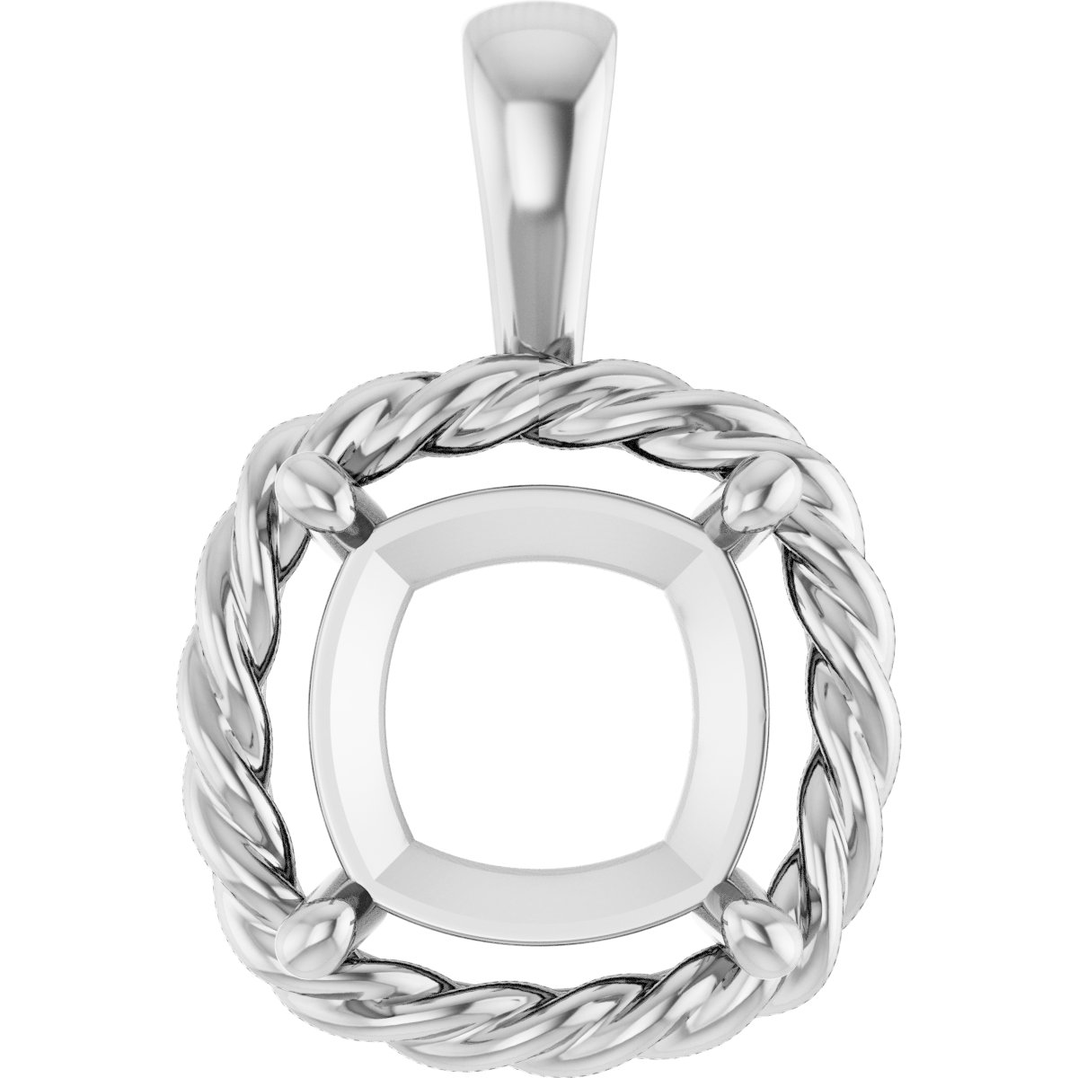 Rope Solitaire Charm/Pendant