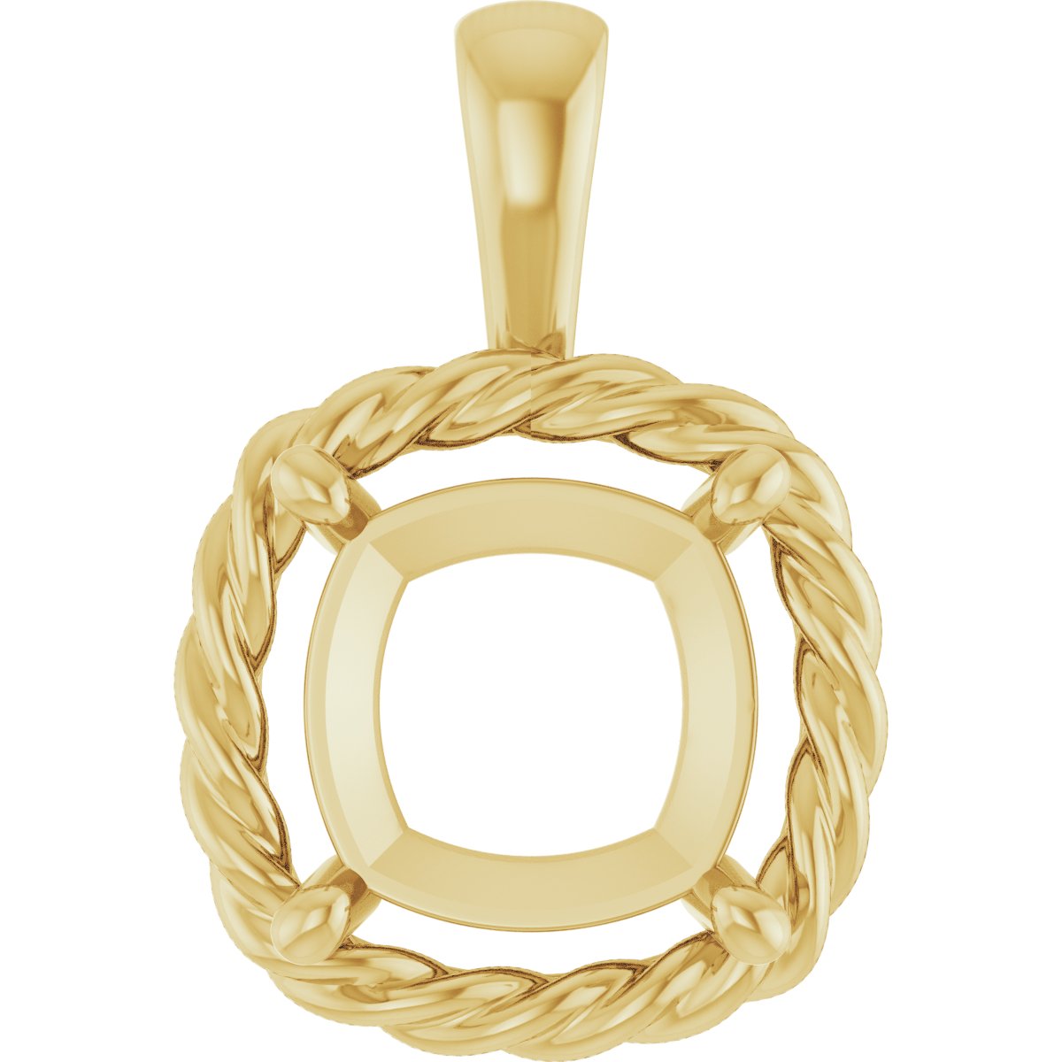 Rope Solitaire Charm/Pendant
