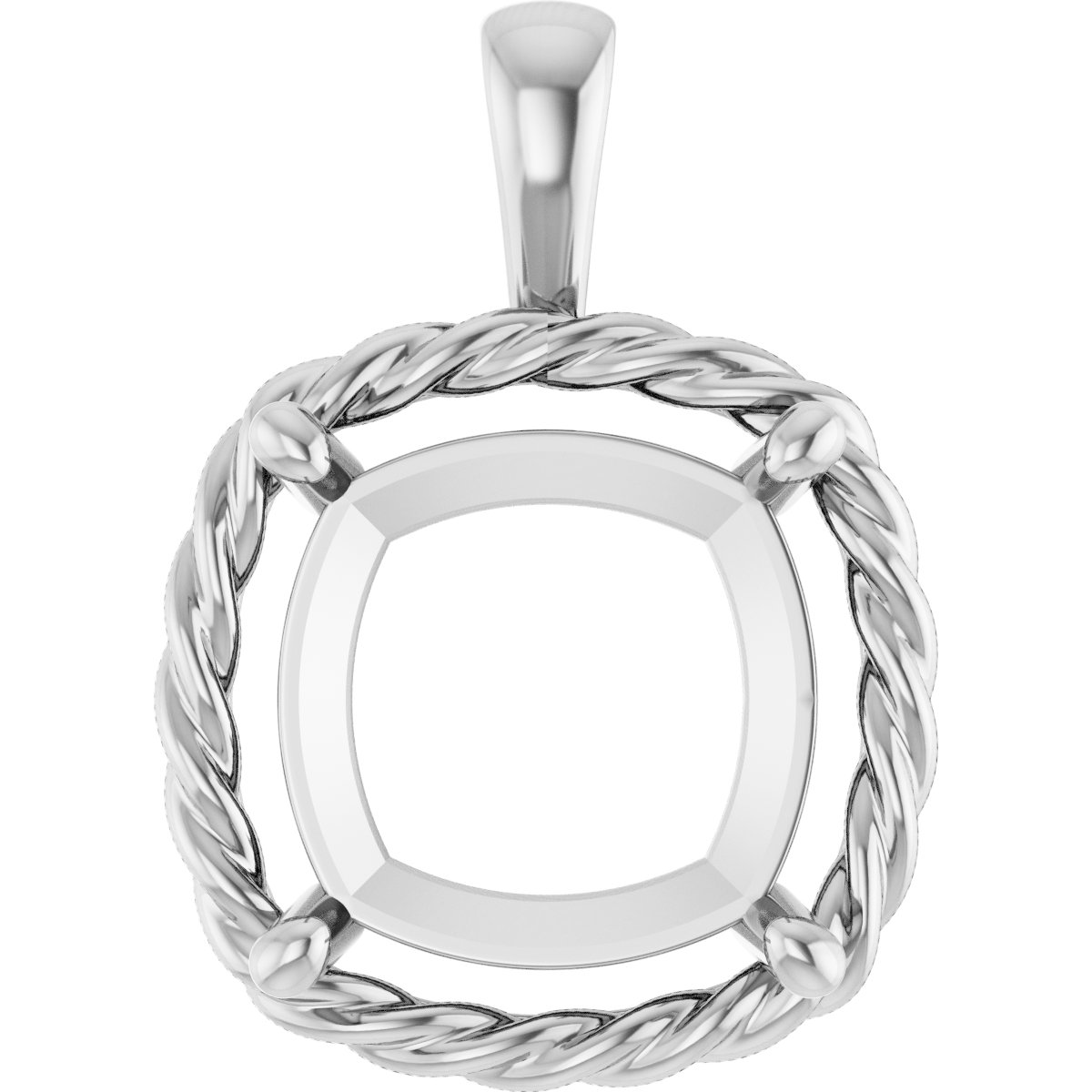 Rope Solitaire Charm/Pendant