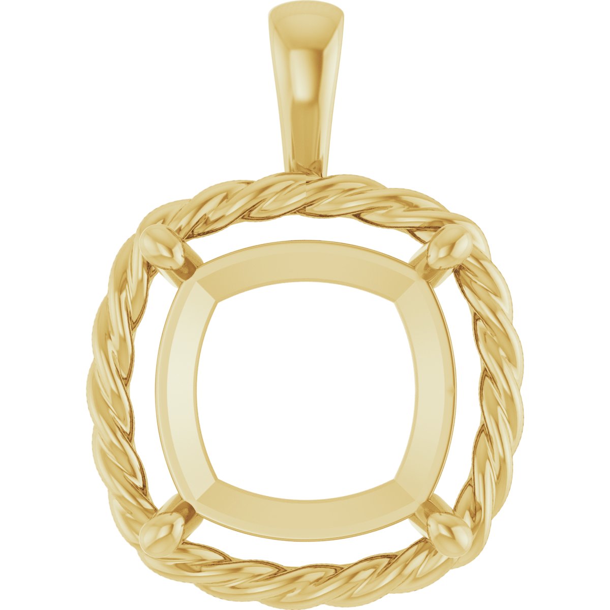Rope Solitaire Charm/Pendant