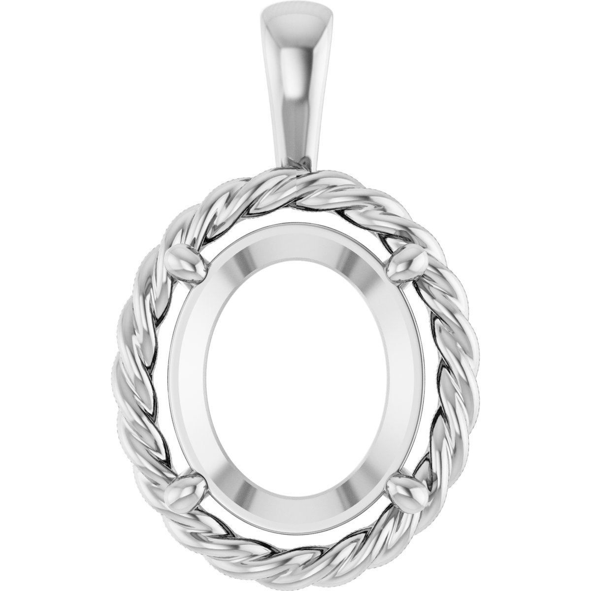 Rope Solitaire Charm/Pendant