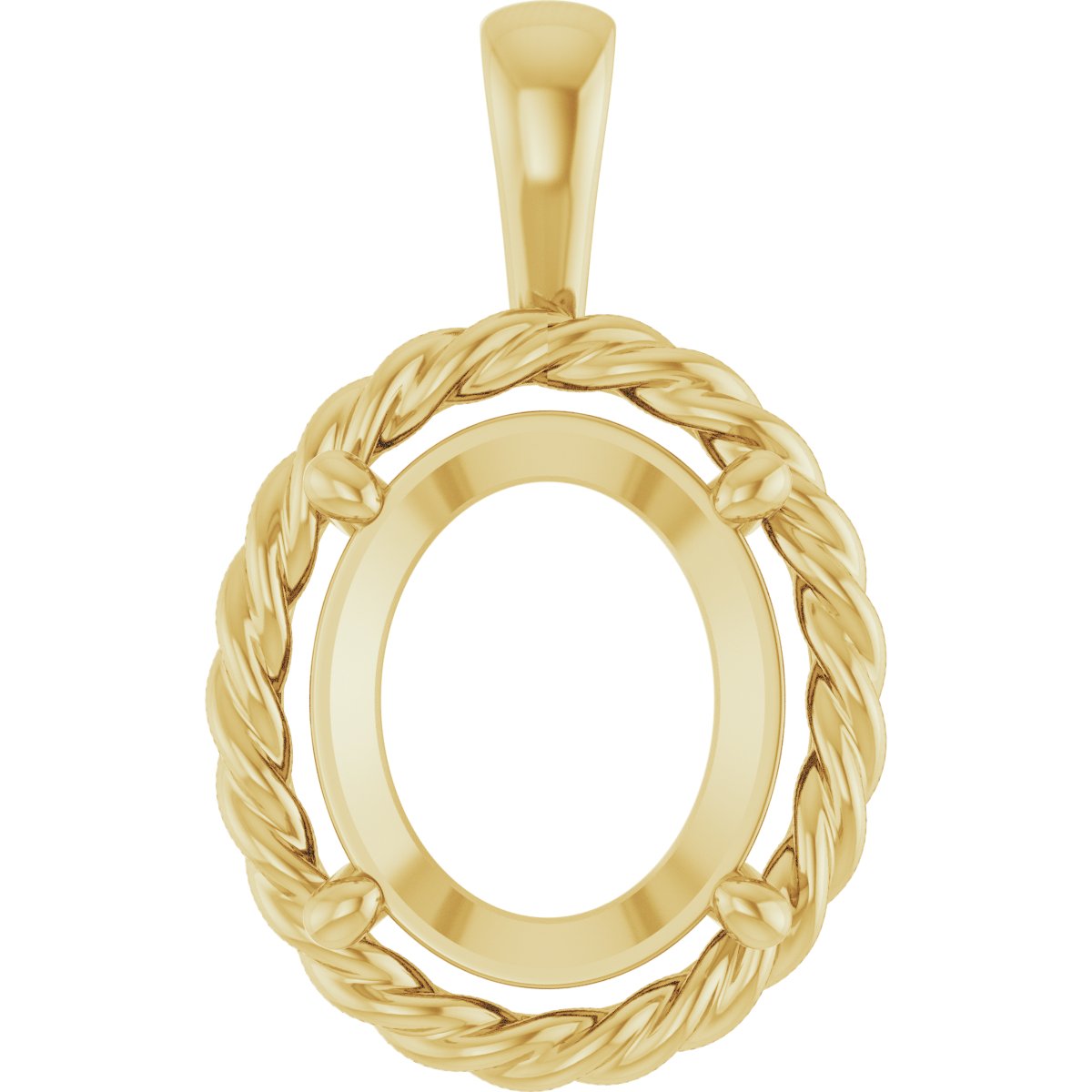 Rope Solitaire Charm/Pendant