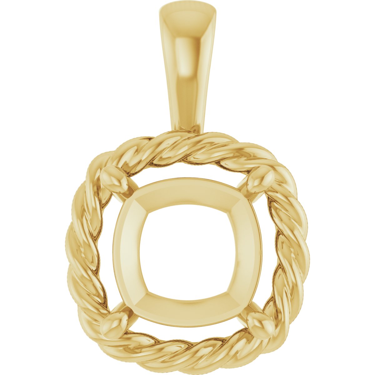 Rope Solitaire Charm/Pendant