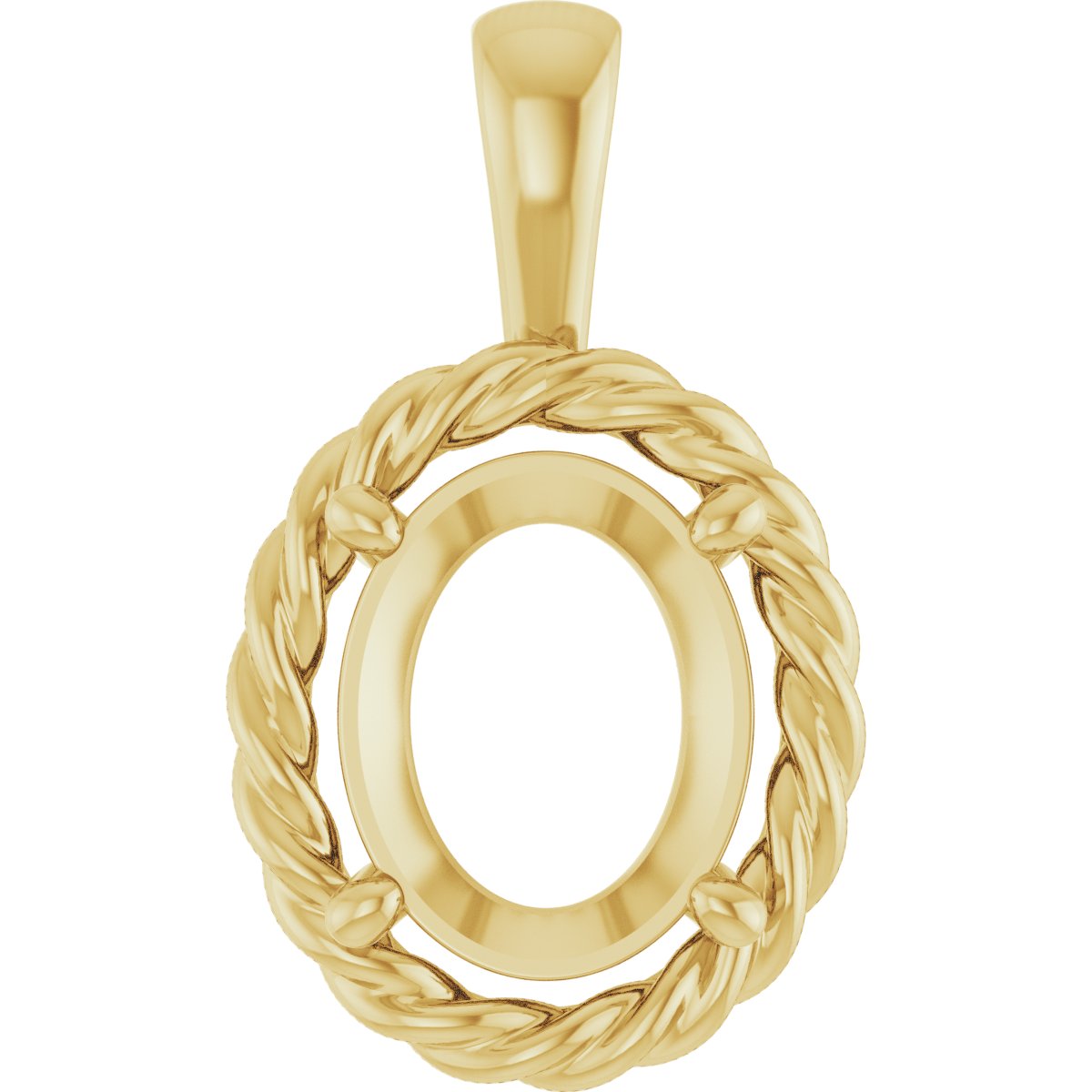 Rope Solitaire Charm/Pendant