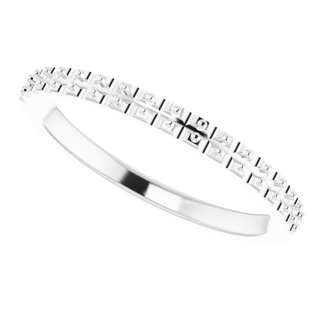 Band Mounting for 6x4 mm Emerald Ring view 5