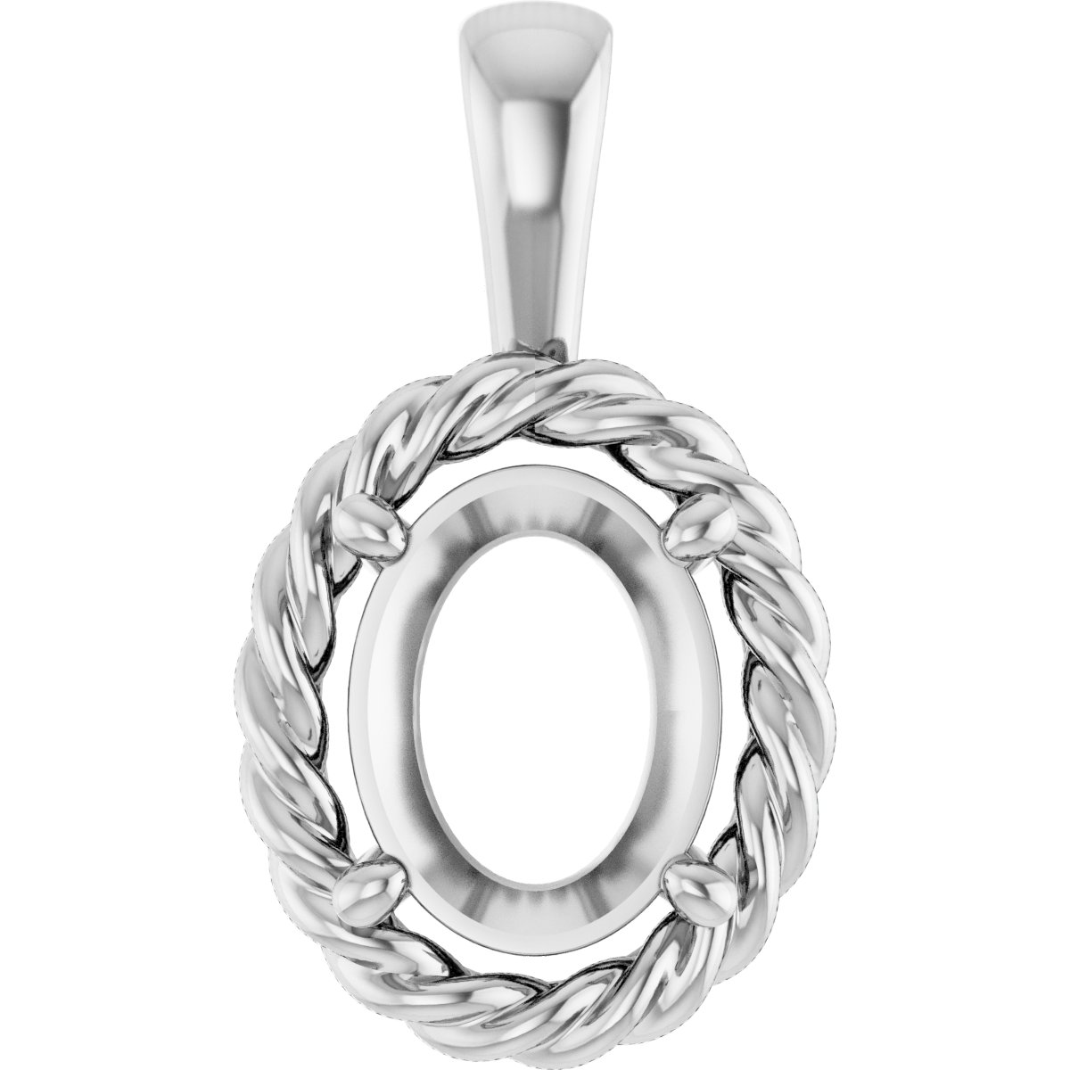 Rope Solitaire Charm/Pendant
