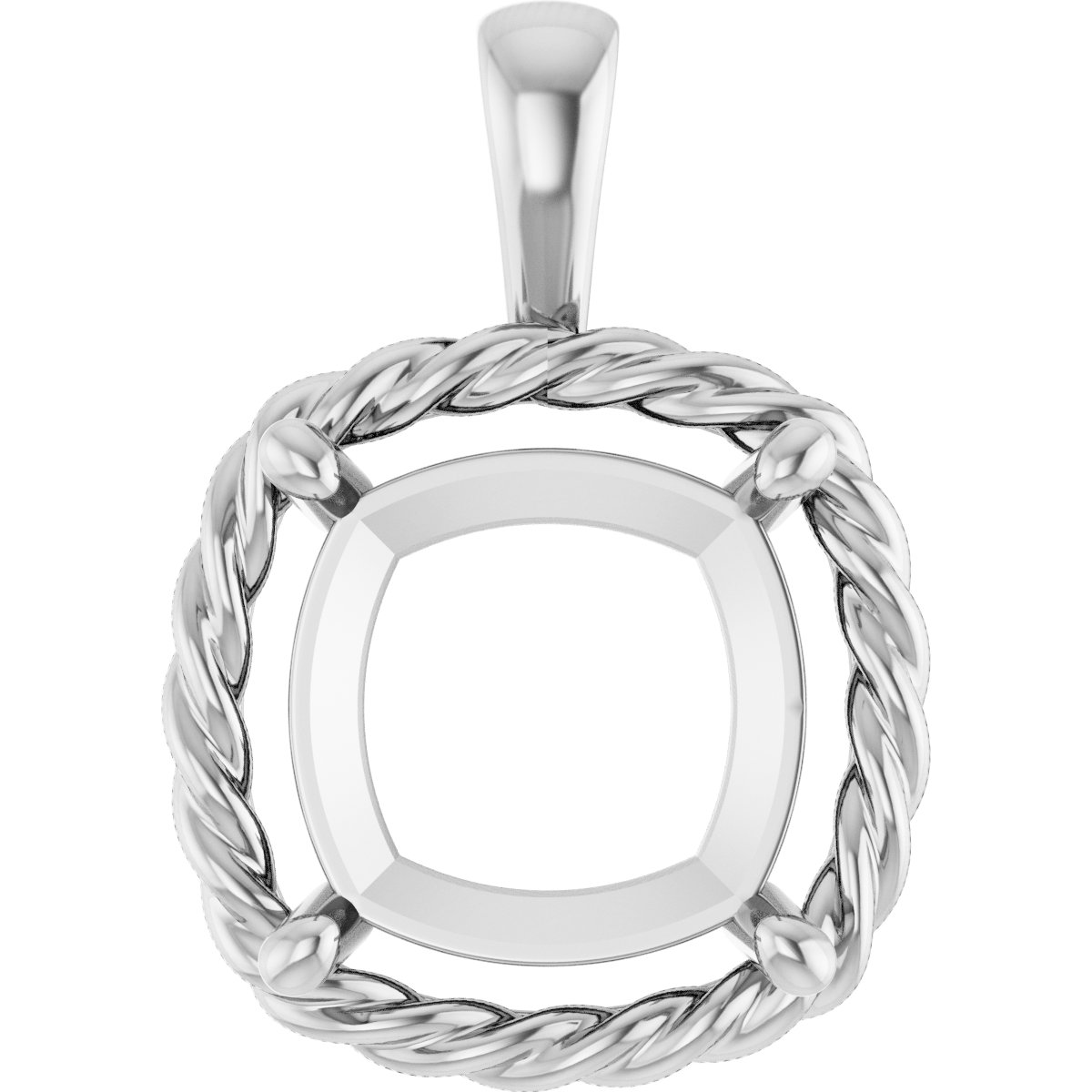 Rope Solitaire Charm/Pendant
