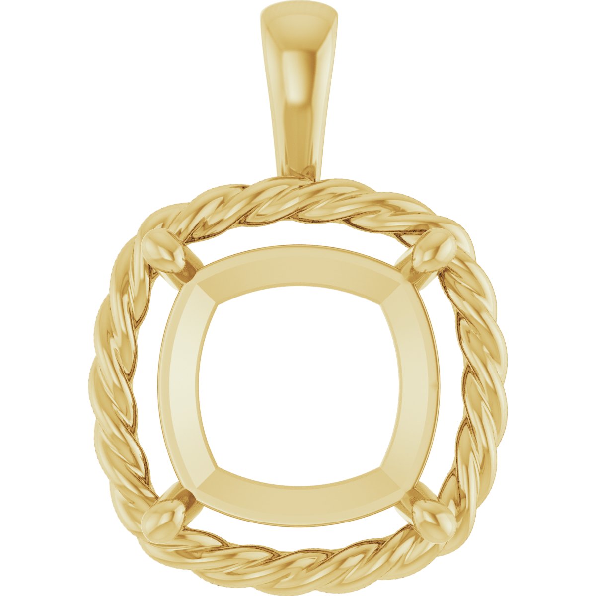 Rope Solitaire Charm/Pendant