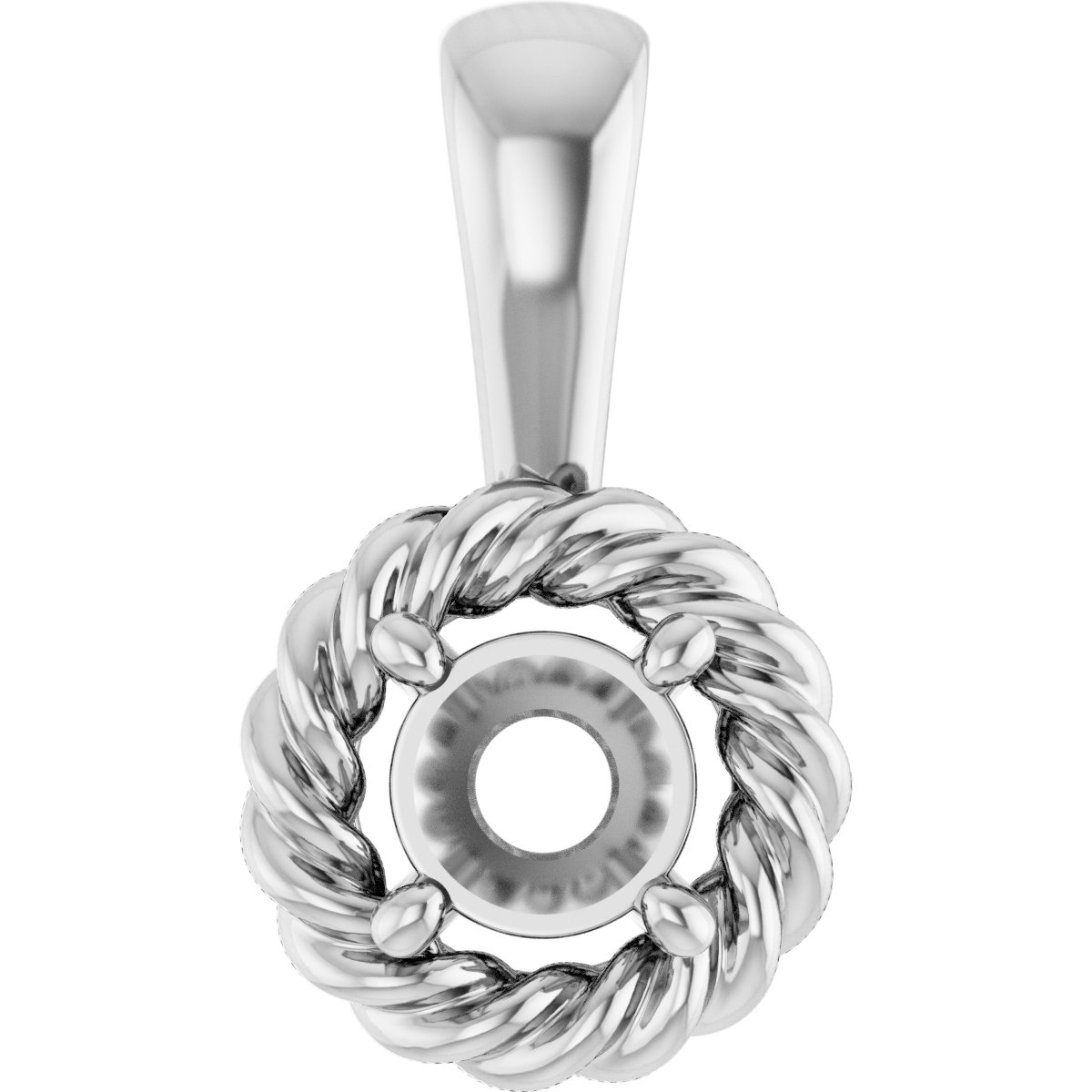 Rope Solitaire Charm/Pendant