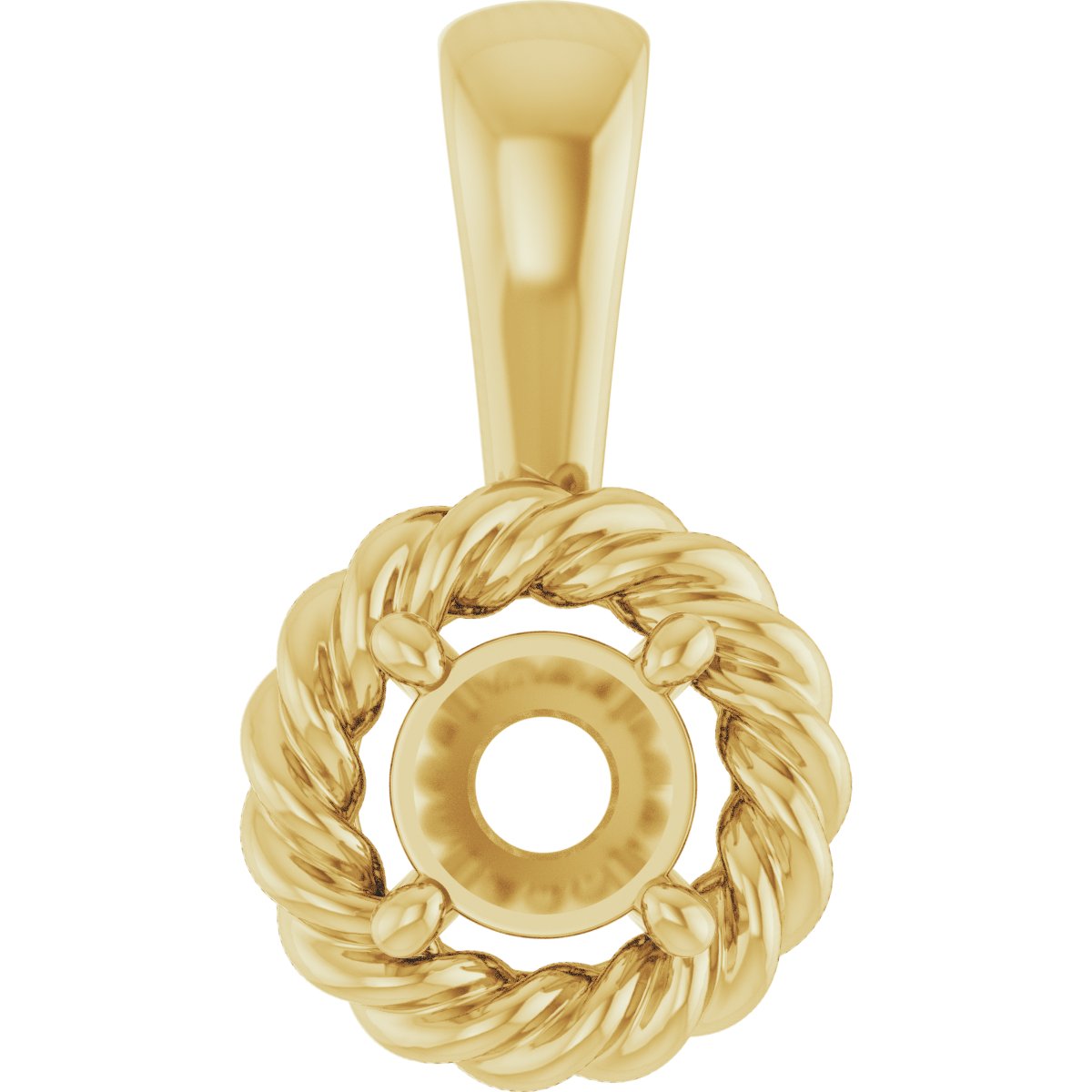 Rope Solitaire Charm/Pendant