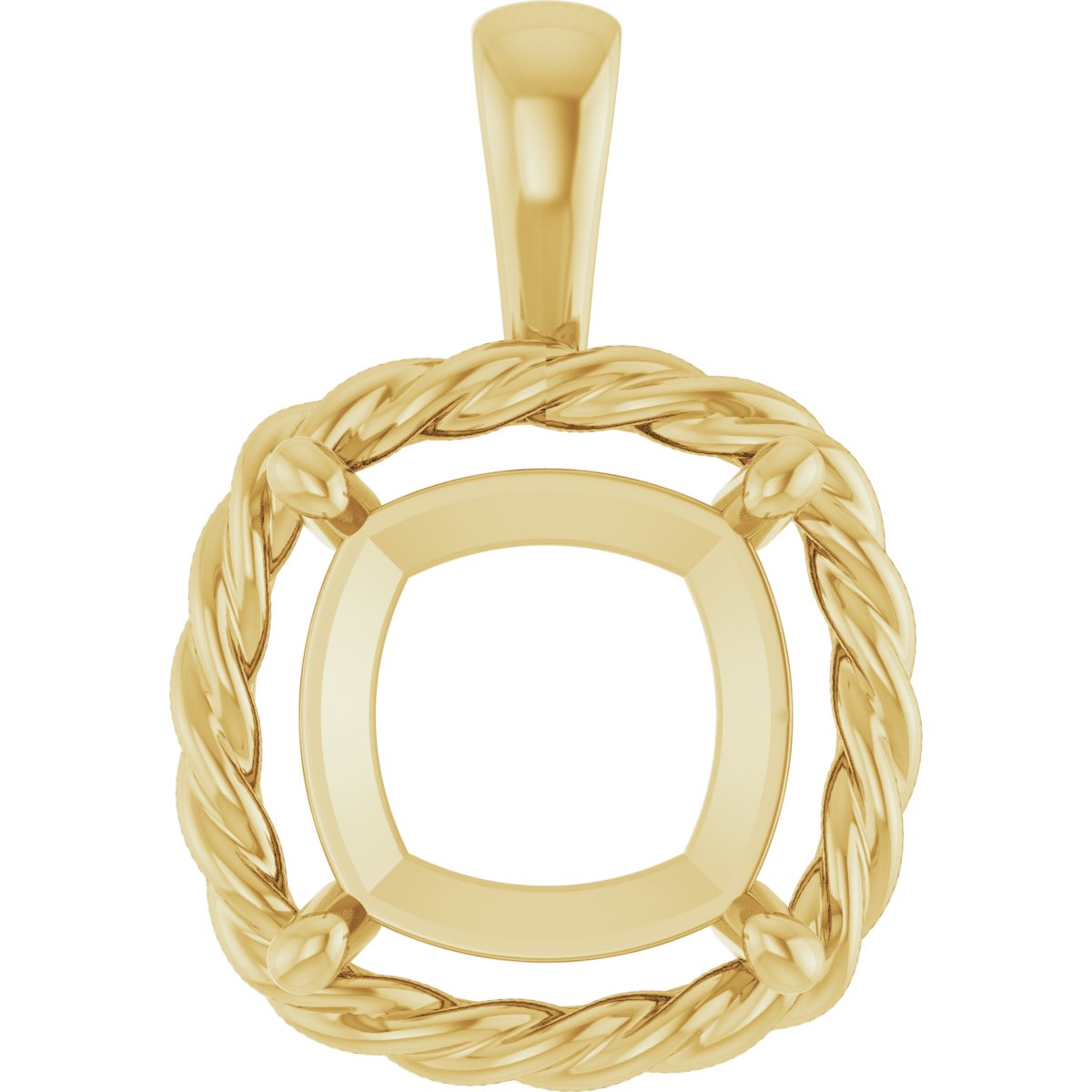Rope Solitaire Charm/Pendant