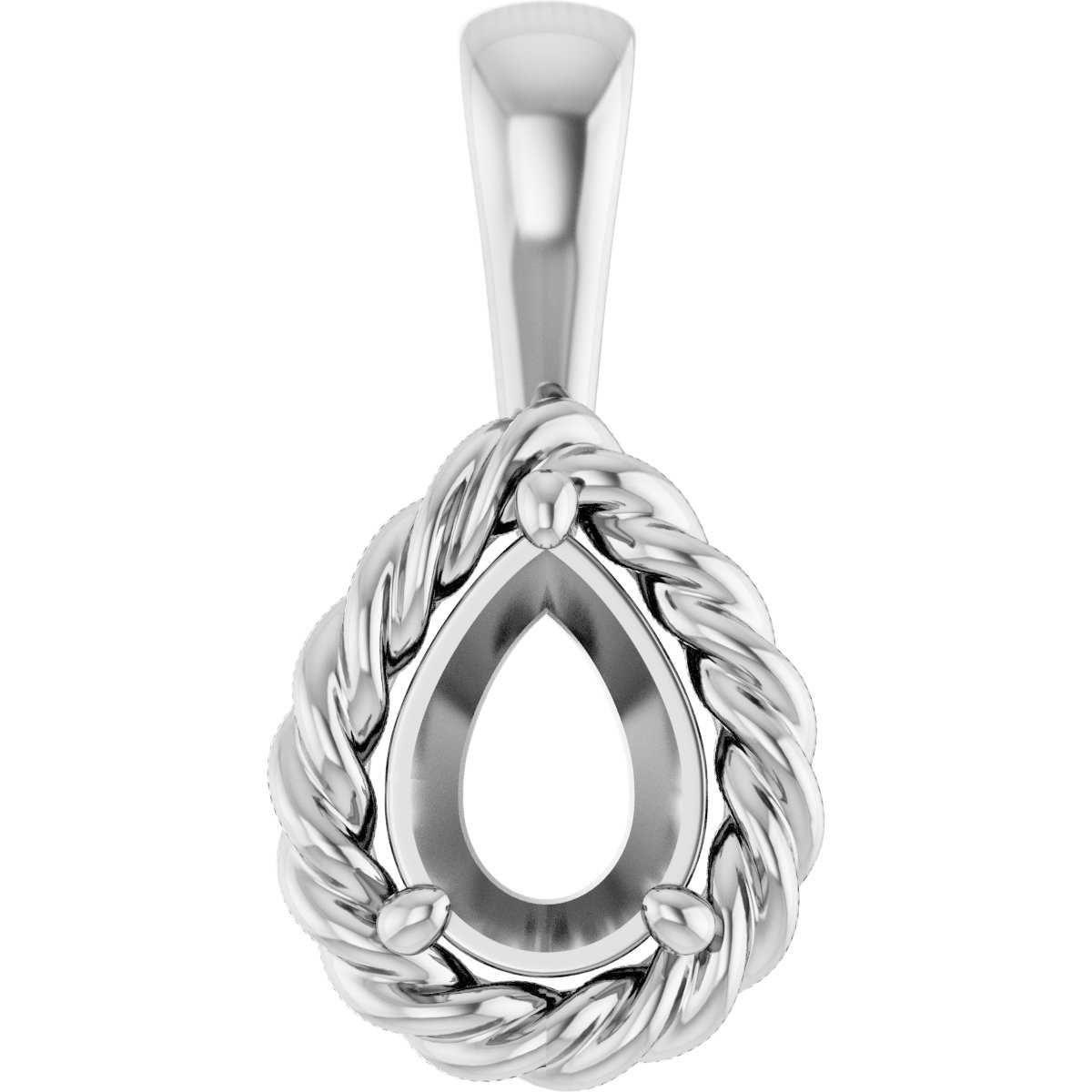 Rope Solitaire Charm/Pendant