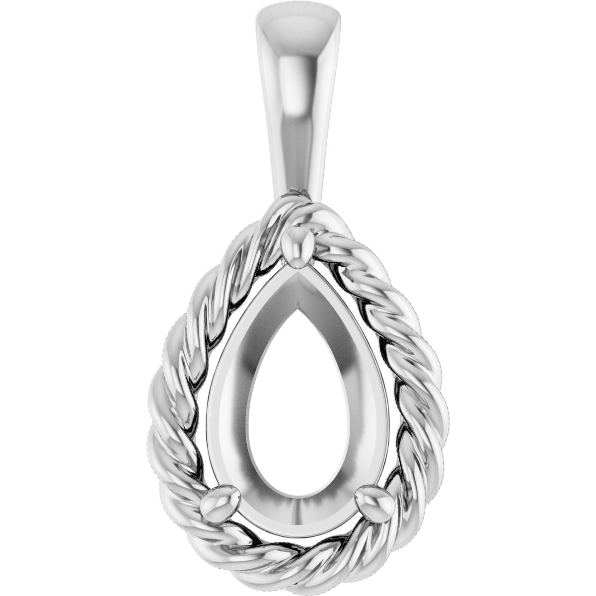 Rope Solitaire Charm/Pendant