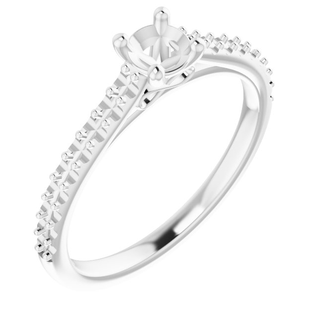 Accented Engagement Ring