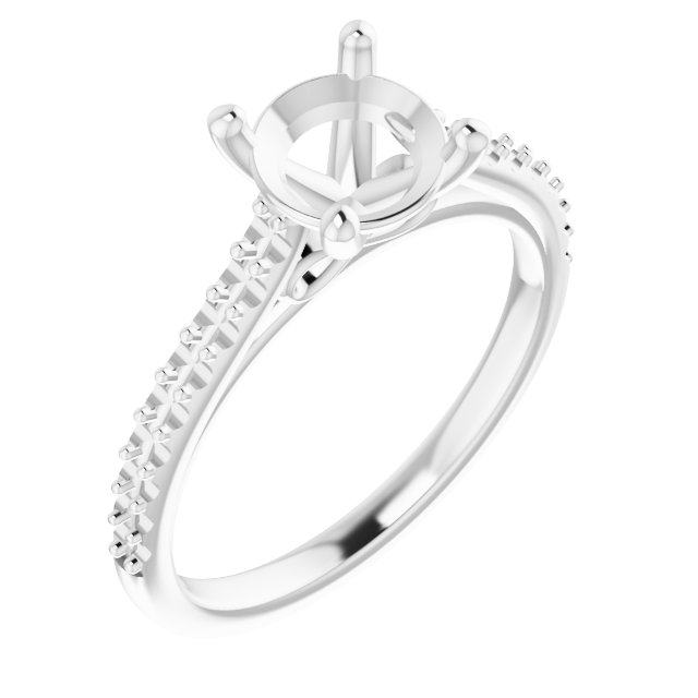 Accented Engagement Ring