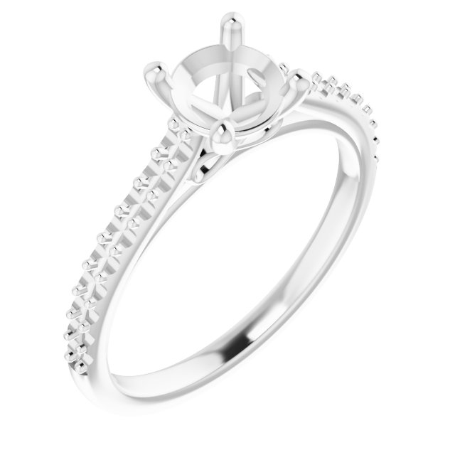 Accented Engagement Ring
