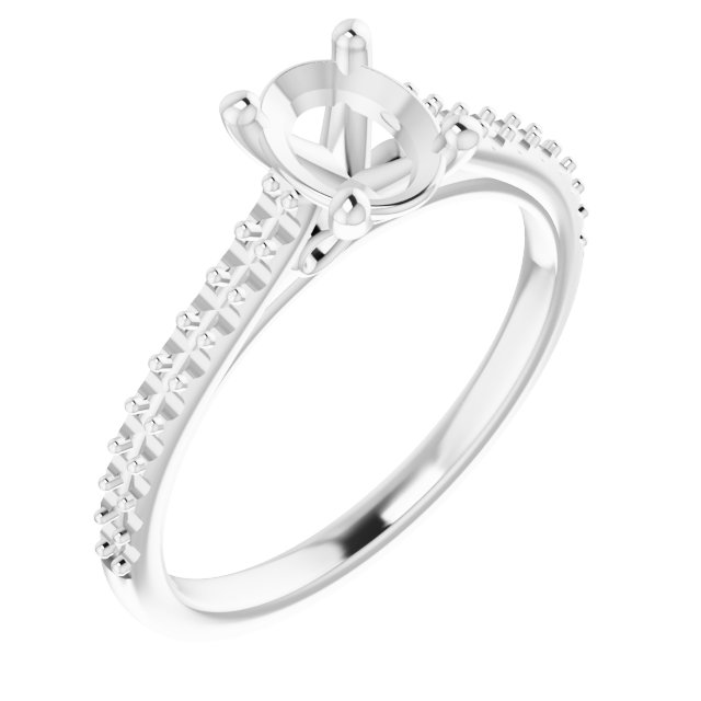 Accented Engagement Ring