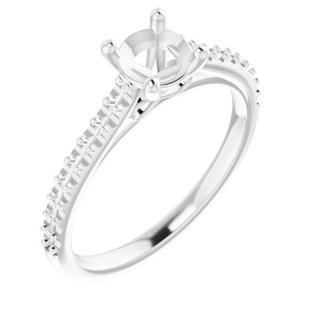Accented Engagement Ring