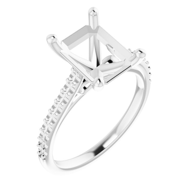 Accented Engagement Ring