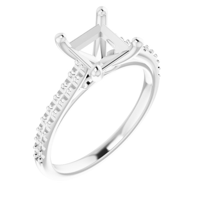 Accented Engagement Ring