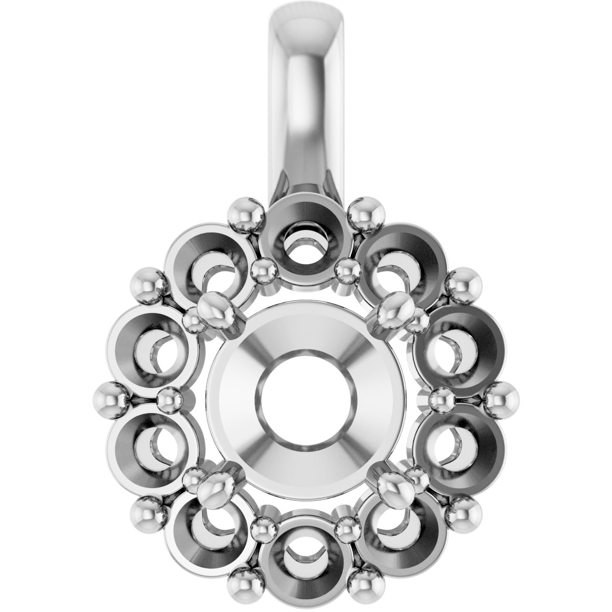 Halo-Style Pendant