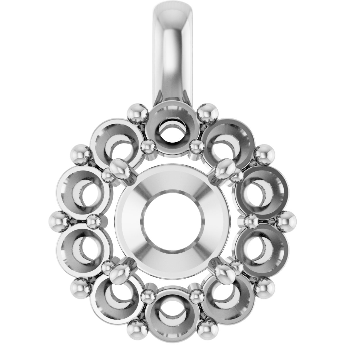 Halo-Style Pendant
