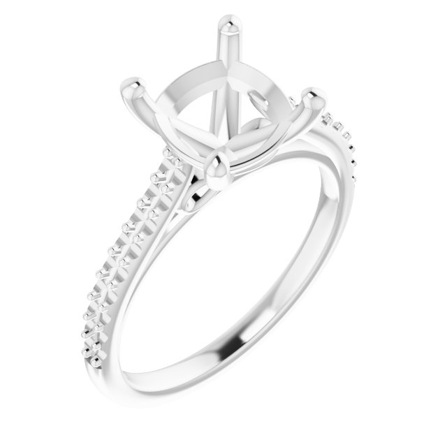 Accented Engagement Ring
