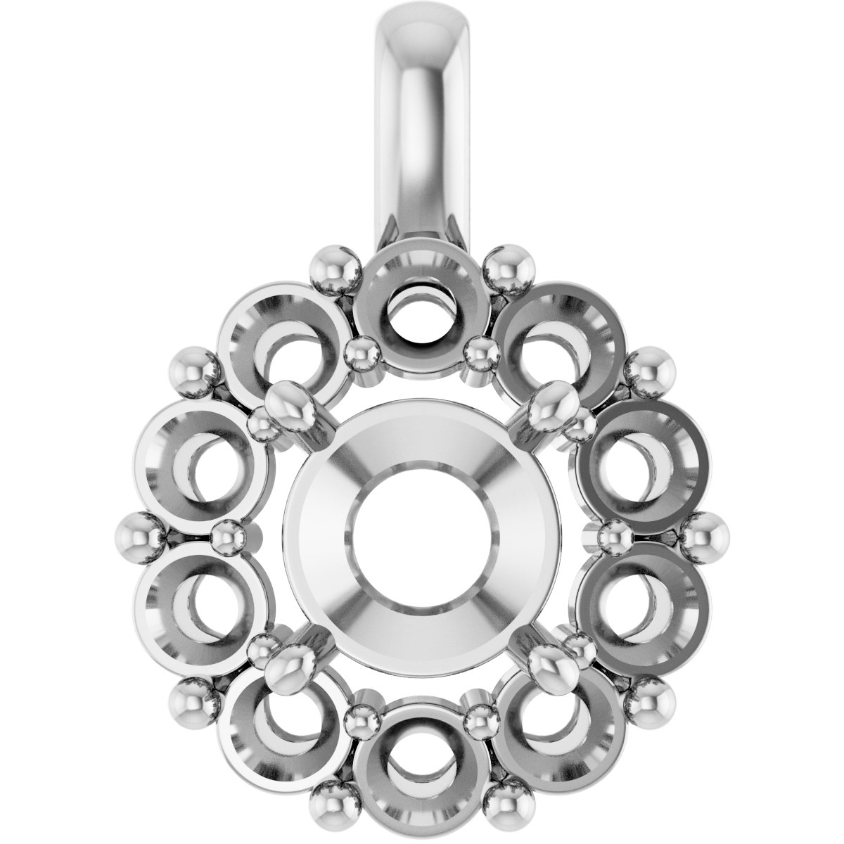Halo-Style Pendant