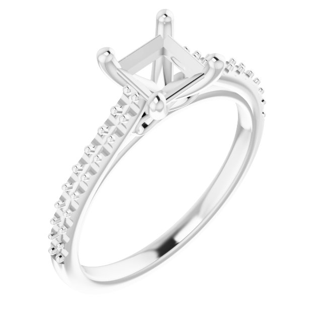 Accented Engagement Ring