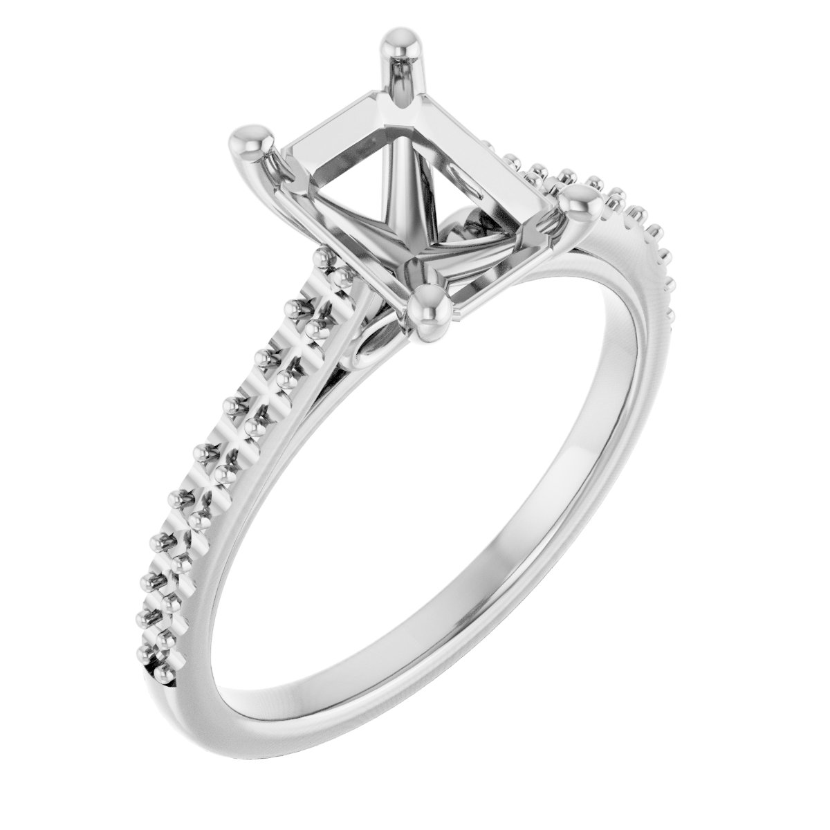 Accented Engagement Ring
