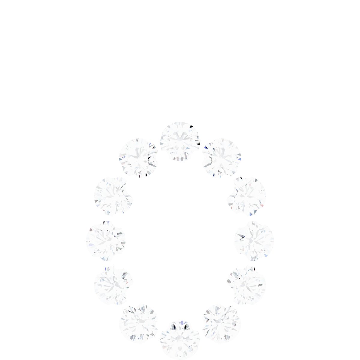 14K White 3/4 CTW Lab-Grown Diamond Halo-Style Pendant