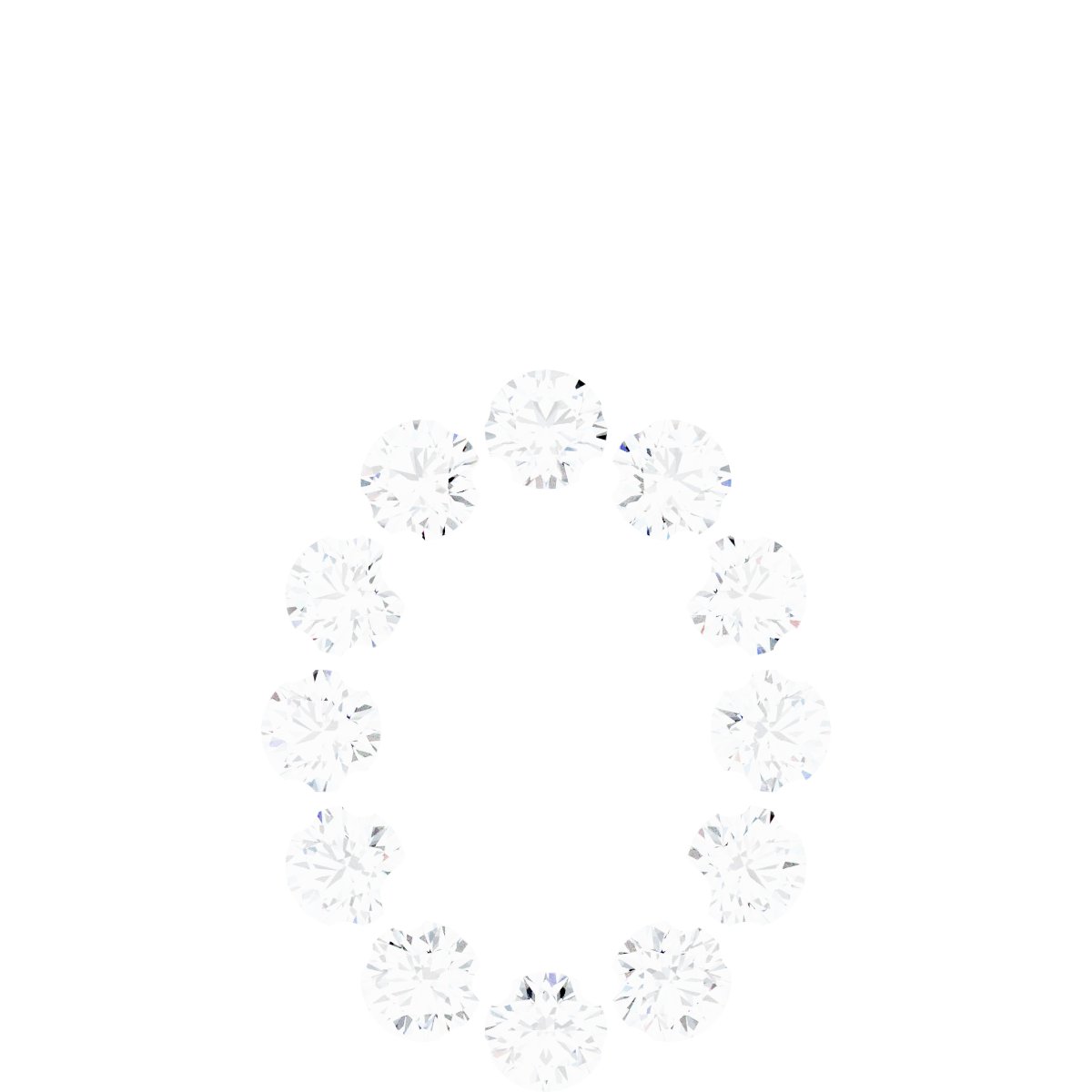 14K White 3/4 CTW Lab-Grown Diamond Halo-Style Pendant