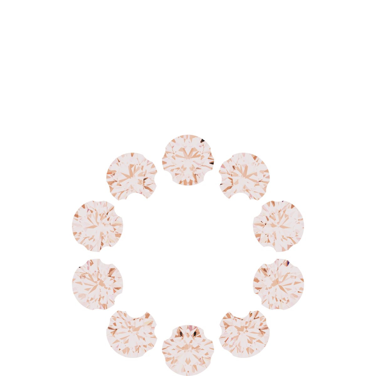 14K Yellow 3/4 CTW Lab-Grown Diamond Halo-Style Pendant