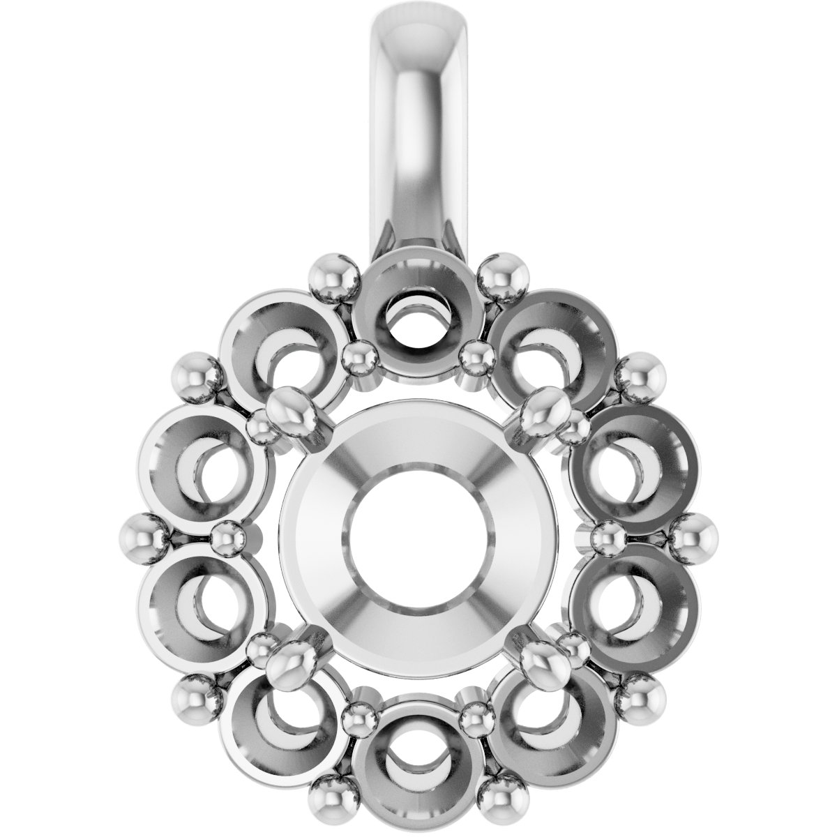 Halo-Style Pendant