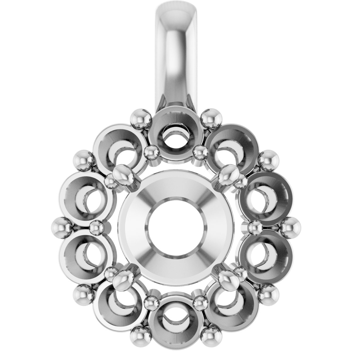 Halo-Style Pendant