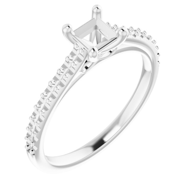 Accented Engagement Ring