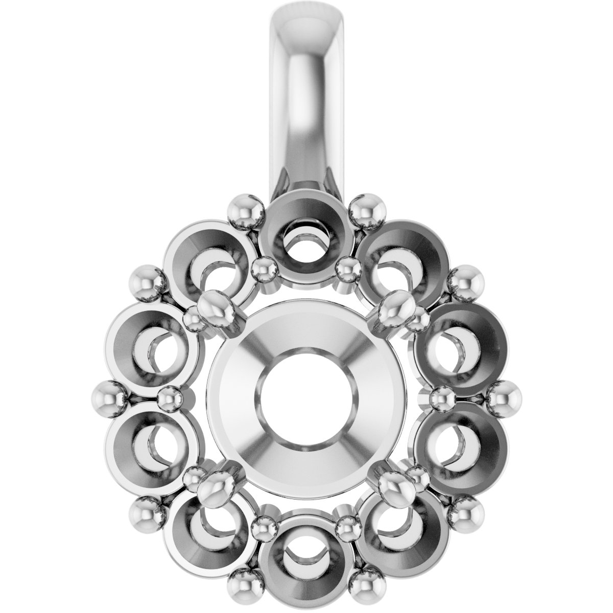 Halo-Style Pendant